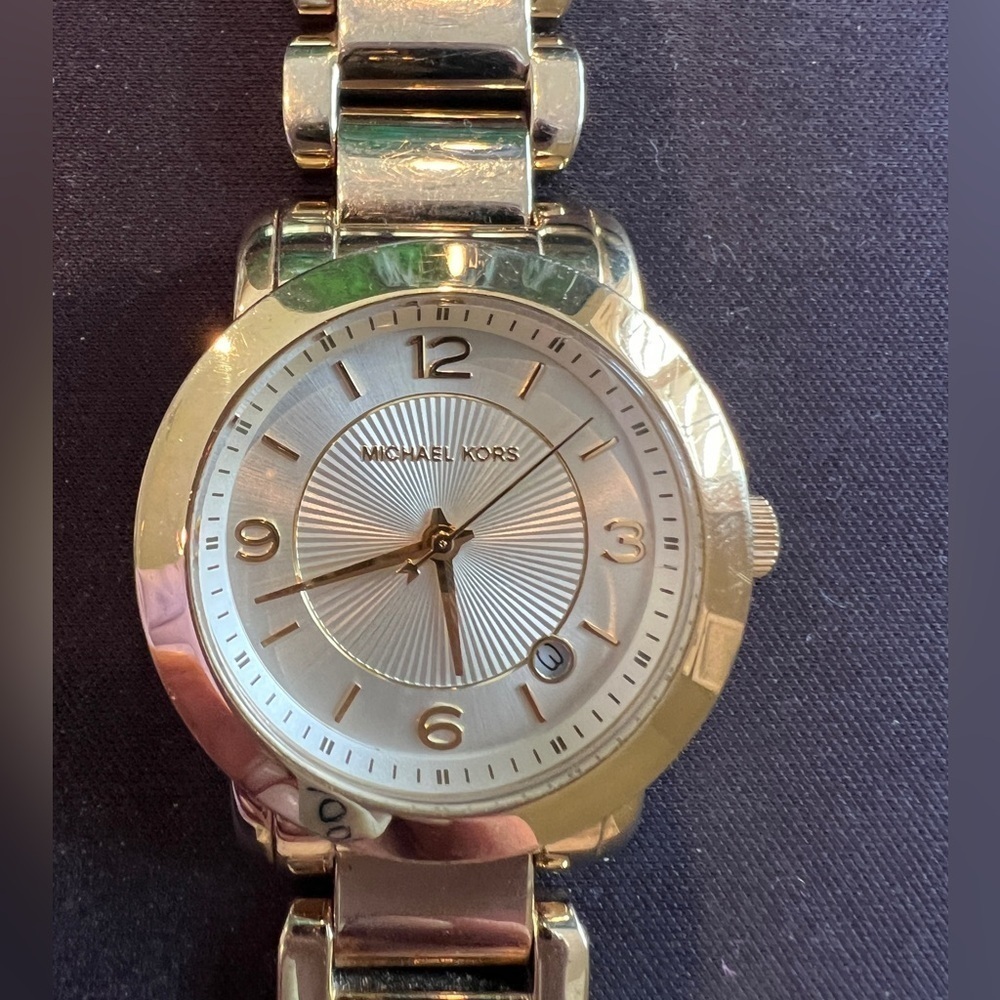 Michael Kors Janey women’s quartz watch jewelry MK-3485 gold stainless steel - Picture 4 of 11